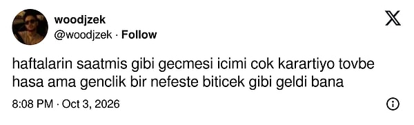 Zaman algımızı biri acilen düzeltsin.