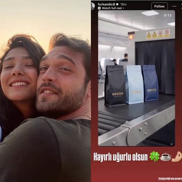 O tanıdık isim Furkan Andıç'tı. Fakat Furkan Andıç'ın sevgilisinin kim olduğunu düşününce işler biraz karışıyor: Aybüke Pusat!