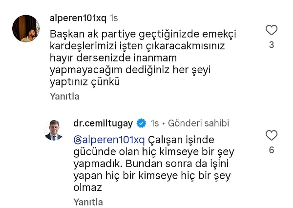 Instagram'da yapılan yorum sosyal medyada da gündem oldu.
