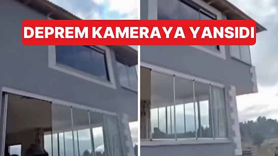 Adana'daki Deprem Mangal Yapan Bir Ailenin Cep Telefonuyla Çektiği Videoya Yansıdı