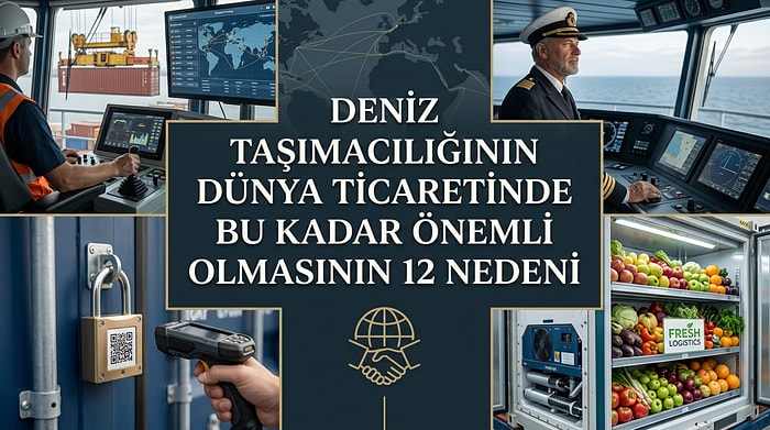Deniz Taşımacılığının Dünya Ticaretinde Bu Kadar Önemli Olmasının 12 Nedeni