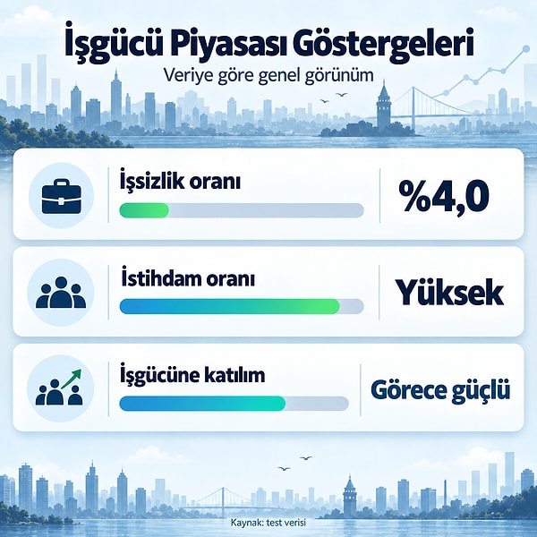 2. Sana üç veri veriyoruz. Bu tabloya bakarak ilk çıkarımın hangisi olur?