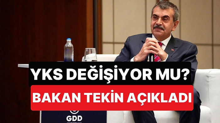 Bakan Yusuf Tekin'den YKS Açıklaması: "Sınavın Ne Sistemi Ne Usulü Değişecek"