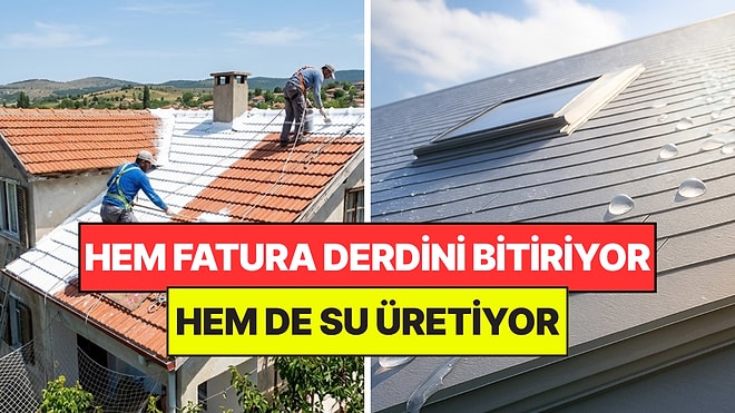 Çatılarda Özel Boya Devri Başladı: Hem Evi Serinletiyor Hem de Su Üretiyor