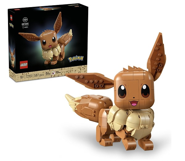LEGO Pokémon Eevee (72151) koleksiyon modeli son 365 günün en düşüğü 1.999,00 TL!