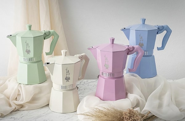 Bialetti Moka Exclusive 3 cup ocak üstü espresso cezvesi %40 indirimle net 1.678,99 TL!