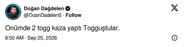 Trafikteki kazaya bile kelime şakası yetişti