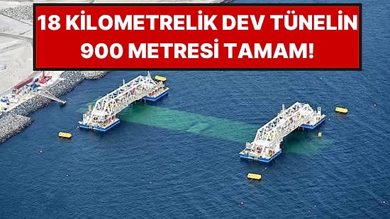 İki Ülke Arasında Denizin Altından Yeni Bir Yol Yapılıyor: 18 Kilometrelik Tünelde 900 Metre Bitti