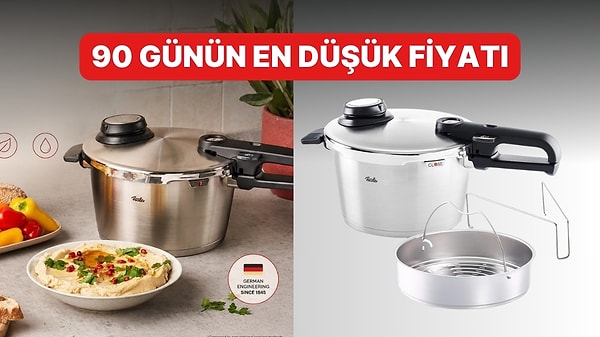Günün Fırsatı: Fissler Vitavit Premium Düdüklü Tencere 4,5 Litre İndirimde!