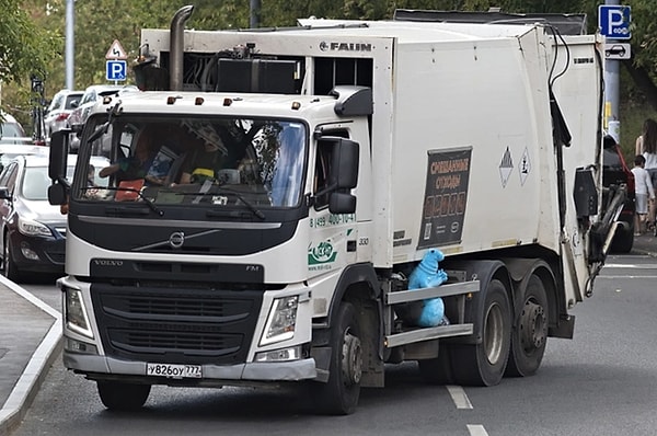 Klimmt is the only woman who drives a truck in the company she works for.
