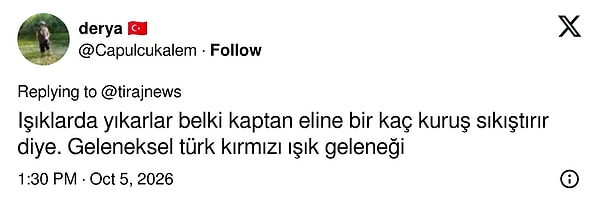 Işıkta cam silme geleneği pistte devam ediyor