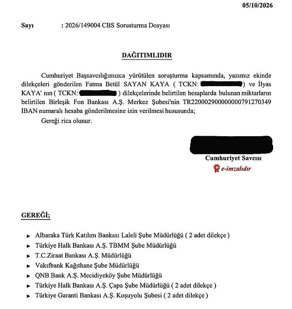 Kısa süre sonra iadeye dair resmi açıklama da kamuoyuyla paylaşıldı.