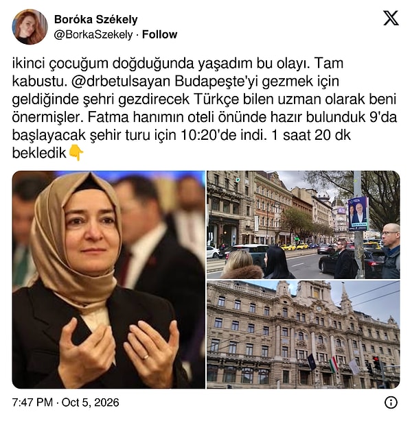 Boróka Székely: "İkinci çocuğum doğduğunda yaşadım bu olayı. Tam kabustu."
