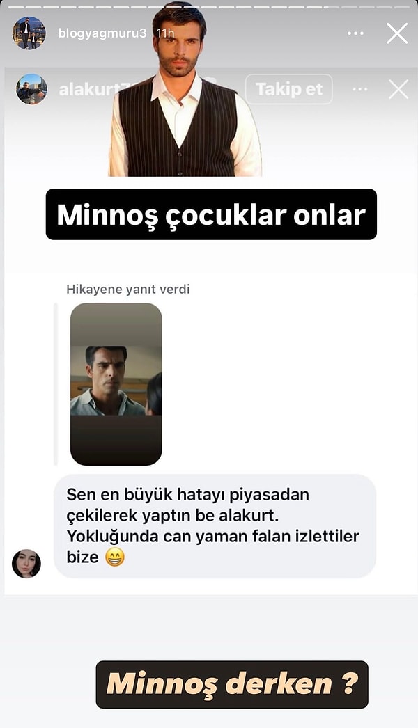 Alakurt’a gelen bir takipçi mesajı ve oyuncunun verdiği yanıt ise bu kez Can Yaman’ın adını gündeme taşıdı.