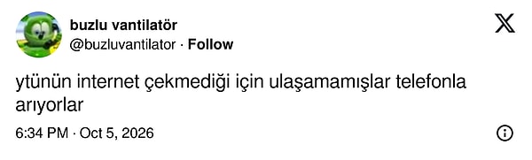 İnternet çekmeyince telefonla aramaktan başka çare kalmamış