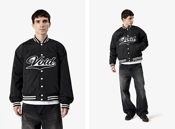 VOID Varsity nakışlı kapitone bomber mont 1.999,00 TL yerine net 1.699,00 TL!