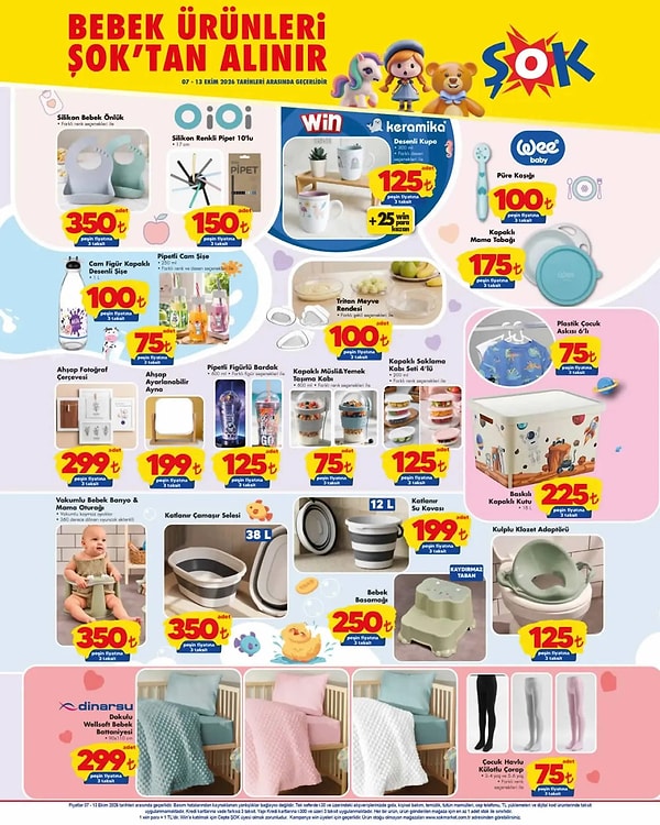 OiOi Silikon Bebek Önlük 350 TL