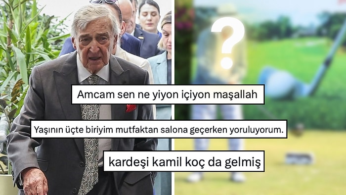 96 Yaşındaki Rahmi Koç'un Golf Kombini Dikkat Çekti!