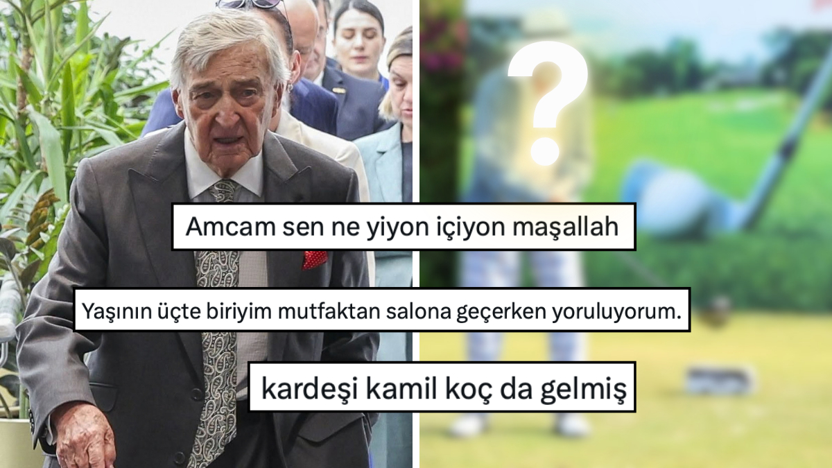 96 Yaşındaki Rahmi Koç'un Golf Kombini Dikkat Çekti!