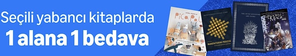 Seçili yabancı kitaplarda '1 Alana 1 Bedava' edebiyat şöleni!