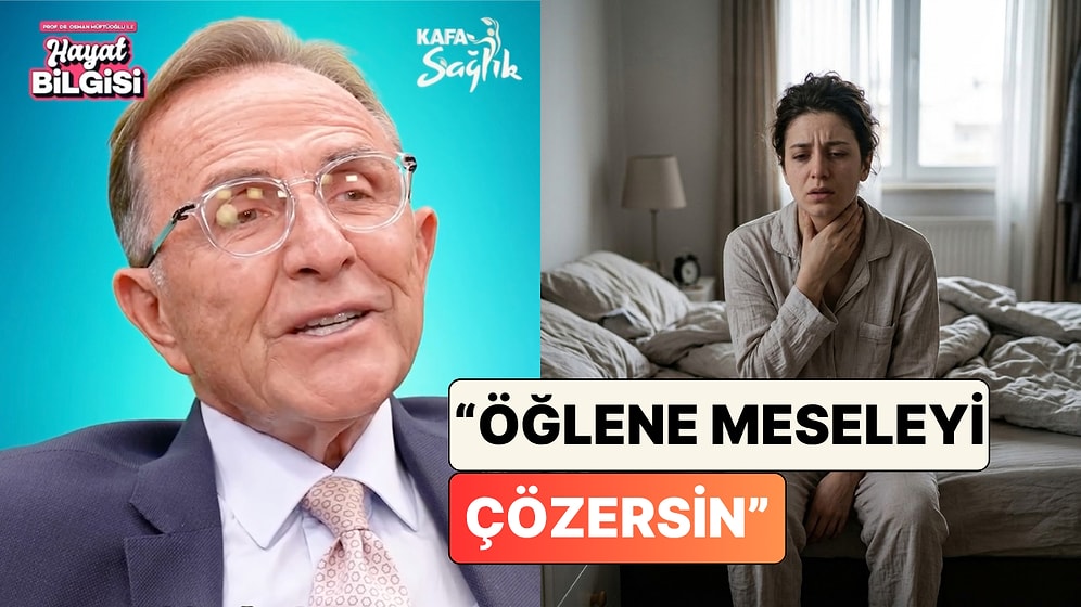 Boğazınız Yanmaya Başladıysa! Prof. Dr. Osman Müftüoğlu Salgın Döneminde Hayat Kurtaracak Bir Bilgi Paylaştı