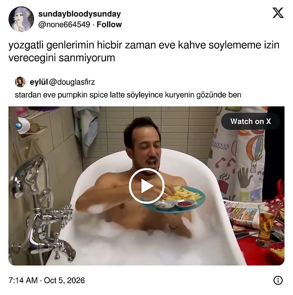Yozgatlı genler pumpkin spice latte siparişine geçit vermiyor