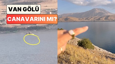 Bir Gezgin Van Gölü'nde İlginç Şekilde Hareket Eden Bir Canlıyı Kaydetti: "Van Gölü Canavarını Çekmişimdir"