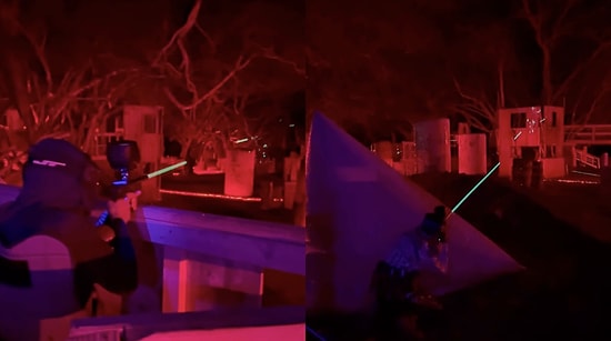 Mesmerizing Visuals from Glow-in-the-Dark Neon Paintball Event Win Internet Praises
