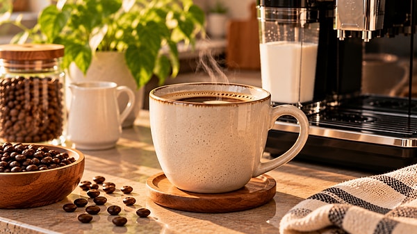5. Americano için büyük kahve kupası kullanabilirsin.