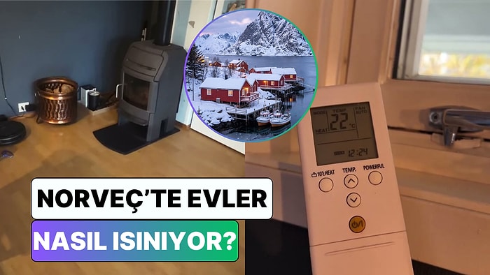 Norveç'te Yaşayan Bir İçerik Üreticisi Evlerin Soğukta Nasıl Sıcacık Kaldığını Gösterdi