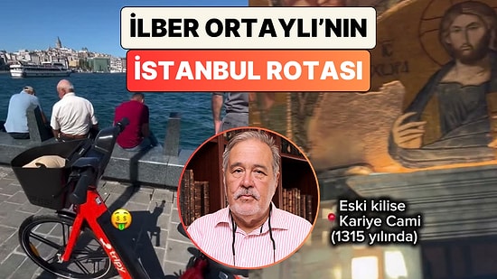 Bir Gezgin İlber Ortaylı'nın İstanbul Rotasındaki 15 Tarihi Durağı Bisikletle Gezdi