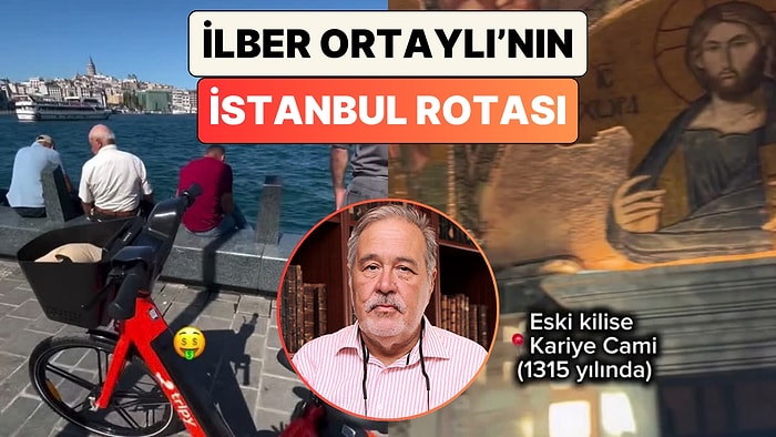 Bir Gezgin İlber Ortaylı'nın İstanbul Rotasındaki 15 Tarihi Durağı Bisikletle Gezdi