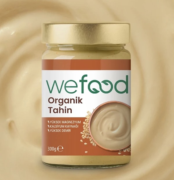 Wefood organik tahin 300 g sepette %50 indirimle 637,00 TL yerine net 318,50 TL!