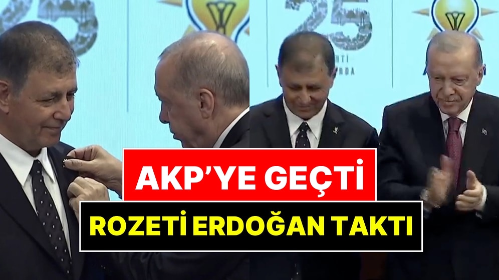 İzmir Büyükşehir Belediye Başkanı Cemil Tugay AKP’ye Katıldı