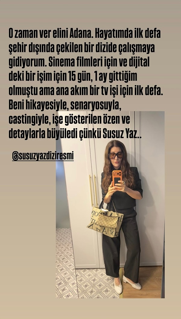 Şebnem Bozoklu, Susuz Yaz için ilk kez ana akım bir dizi uğruna şehir dışına çıkıyor.