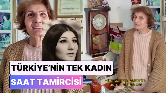 Balıkesir'de Babasının Yanında Çocuk Yaşta Saatçiliği Öğrenen Şükran Hanım 66 Yıllık Hayat Hikayesini Anlattı