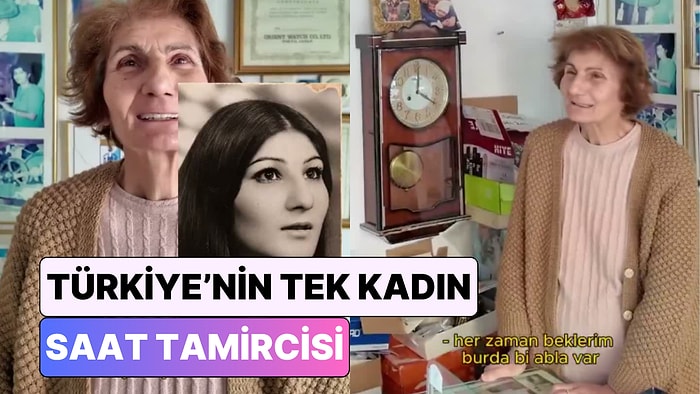 Balıkesir'de Babasının Yanında Çocuk Yaşta Saatçiliği Öğrenen Şükran Hanım 66 Yıllık Hayat Hikayesini Anlattı