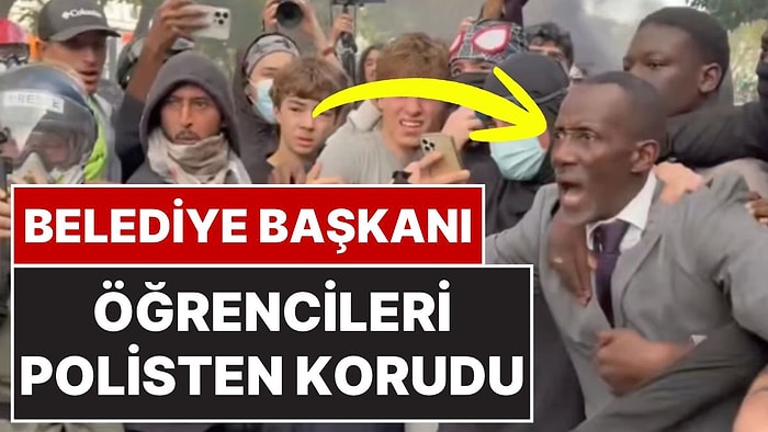 Fransa'da Belediye Başkanı Bally Bagayoko Öğrencilere Siper Olarak Onları Polisten Korudu