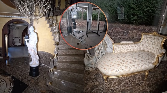 Creator Explores Abandoned Villa Showing Gold Salons and Spa