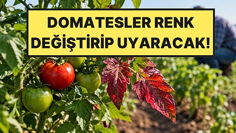 Domatesler Renk Değiştirerek Çiftçiye Sinyal Verecek: Tarlalarda Yeni Dönem