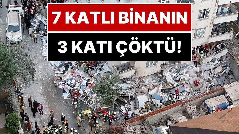 İstanbul Maltepe’de 7 Katlı Binanın 3 Katı Çöktü: Mahsur Kalanlar Var, Çalışmalar Sürüyor
