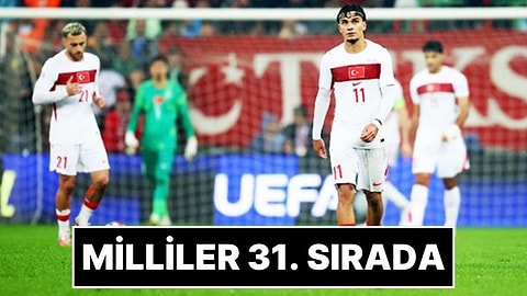 Uluslar Ligi'nde 4 Maçta 4 Yenilgi Alan A Milli Takım FIFA Sıralamasında 31. Sırada