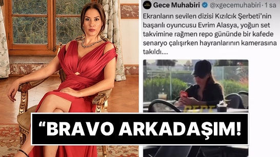 Kafede Çekilen Görüntüleri Paylaşılan Evrim Alasya Tepki Gösterdi!
