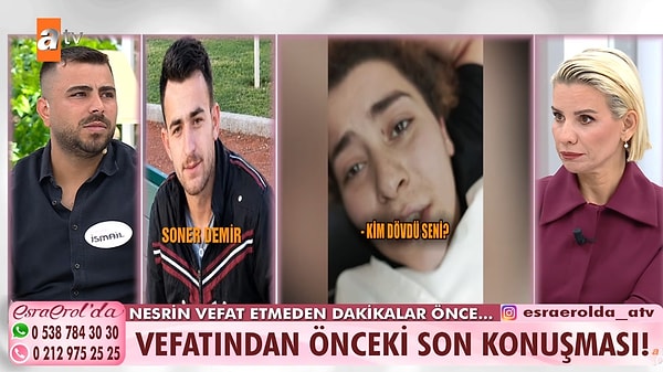 Esra Erol'da yayınlanan 49 saniyelik video, Nesrin'in son anlarını ve verdiği ismi ortaya koydu.
