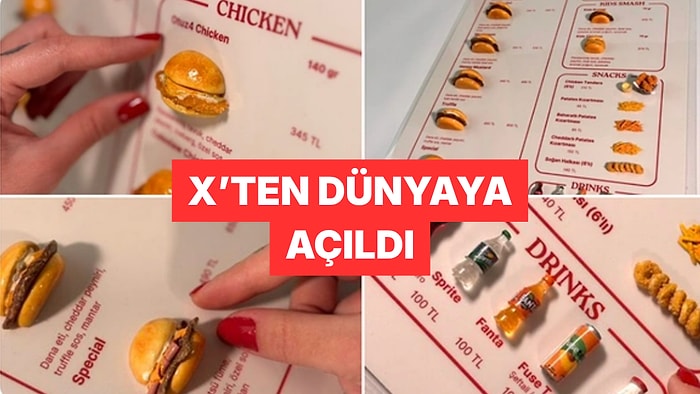 Minyatür Menüler Hazırlayan Türk Dünya Çapında Viral Oldu