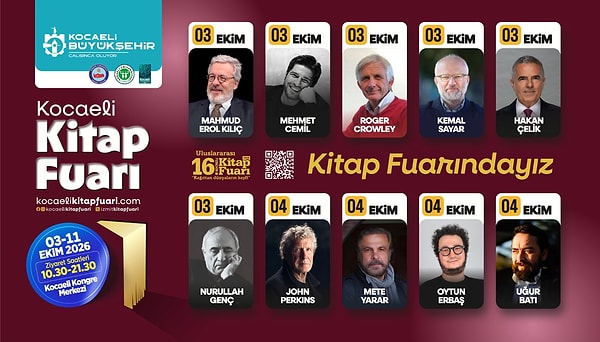 12. 3–11 Ekim'de 16. kez kapılarını açacak Uluslararası Kocaeli Kitap Fuarı konusunda neler düşünüyorsunuz?