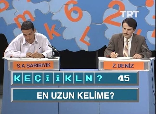 Bir Kelime Bir İşlem ikinci, Çarkıfelek üçüncü oldu.