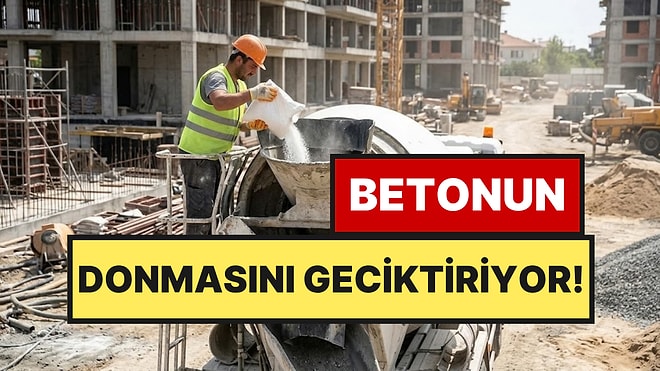 Beton Mikserine Şeker Katıyorlar