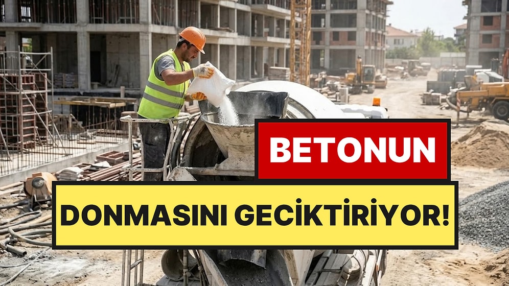 Beton Mikserine Şeker Katıyorlar