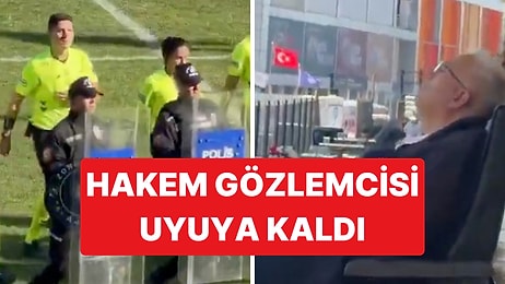 TFF Gözlemcisi Türkiye Kupası Maçında Tribünde Uyuyakaldı: Görüntüler Tepki Çekti